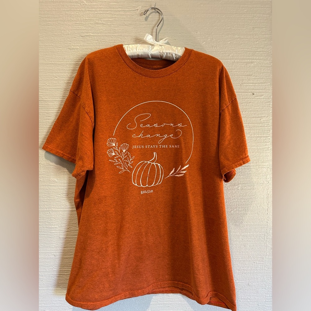 Orange Graphic T-Shirt